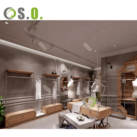 Buy Garment Store Women Clothes Shop Interior Design Decoration ...