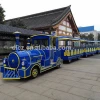Gasoline 3 Carriages 60 Seats Trackless Sightseeing Train