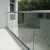 Import Gate wrought iron balcony design aluminum u channel glass terrace railing from China