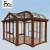 Import glass aluminum room sunrooms winter garden from China
