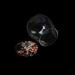 Glass Storage Jar With Plastic Cover Jars Seal Lids heat-resistant glass jar