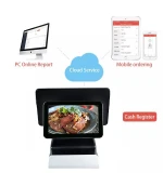 Gmaii factory  desktop pos terminal with fingerprint reader dual sim tablet cheap all in one pc
