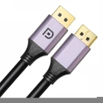 Gold Plated connector OEM/ ODM  32Gbps video/audio data transfer display  portcable DP 1.4 Cable