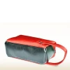 Golf hand bag strong Nylon golf ball pouch bag red black grey custom golf pouch bag