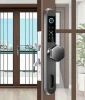 Goodum European Style Fingerprint Password M1 Card Smart Door Lock E6800S For Sliding / Aluminum / Wooden Door