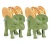 Import Green Dino Taco Holder 2-Pack Dinosaur Taco Holder for Kids Cute Funny Tacosaurus Taco Holder from China