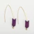 Import Green Ore Texture Geometric Arrow Earrings from China