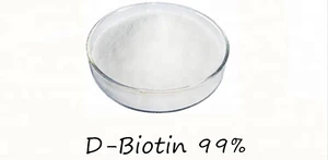 Hair and Skin care used D-Biotin Powder Additive Coenzyme R Vitamin H