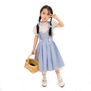 Halloween Girls Kids Dorothy Country Costume Fancy Dress New Book Week Outfit
