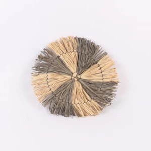 Handmade New Style  Wholesale Wreath shape Sunshine woven grass Hanger  for Wall Decoration Home Decoration