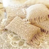 Handmade Organic Macrame Cushion Cover