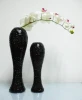 handmade resin black vase