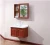 Import hanging waterproof antique bathroom cabinet from China