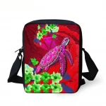 Hawaiian Shoulder bag for ladies Polynesian Hibiscus sea turtle Prints women casual messenger bags 2021 brand mini phone-bags