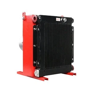 Haweisi Big DXB-15 4*2 KW Air Hydraulic Oil Cooler For Hydraulic Station Heat exchanger
