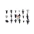 Import HE06 High Quality Trim Plastic Clip Assortment 415pcs from China