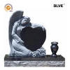 heart design hot sale monuments stone classic weeping angle gravestone MTA-20