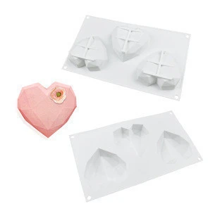 Heart shape silicon chocolate mold/silicone mousse cake mould