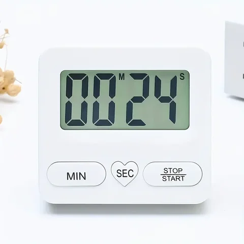 Buy Heart Shaped Timer Kitchen Alarm Study Time Management Electronic ...