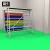 Import heavy duty double sided rolling fabric roll display rack for factory storage from China