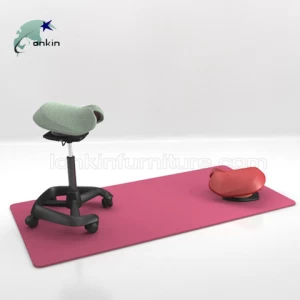 Height Adjustable Saddle desk Chair  with fitness and YOGA  Stool