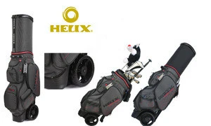 Helix   follow me  golf trolley bag with wheels ,