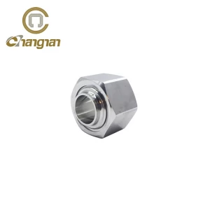 Hexagon food industry nut set SS304 SS316L stainless steel sanitary union
