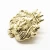 Import High-end badge bar pin and die casting lion logo 3D badge from China