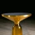 Import High End Home Finuture European Style Modern Glass Top Gold Round Coffee Table from China