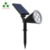 High lumens wholesale Outdoor IP65 waterproof ABS light control RGB solar led garden light