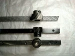 High precision steel cnc helical gear rack and pinion