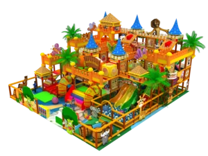High Quality 3 Level Castle Themed Indoor playground centre/kids play centre