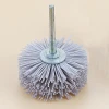 High Quality Abrasive Wire Grinding Flower Head Abrasive Woodwork Polishing Brush Bench