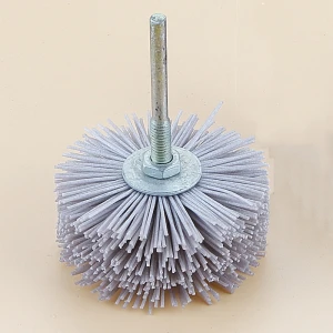 High Quality Abrasive Wire Grinding Flower Head Abrasive Woodwork Polishing Brush Bench