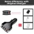 Import High Quality aluminium 4 ports portable mobile smart phone usb car charger from China
