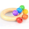 High quality Baby Hand Bell Musical Instruments Early Childhood Wooden Baby Children Learning Early Education Toys