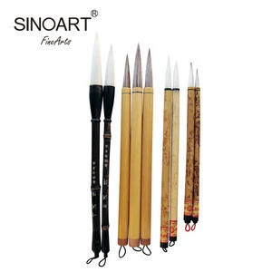 High Quality Chinese mop Brush Watercolor, Calligraphy Brush Bamboo Brushes For Watercolor Painting