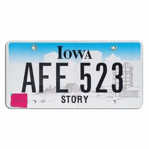 High Quality Custom Design USA Aluminum Car License Plate Embossed Number Plate Car Plate Wholesale