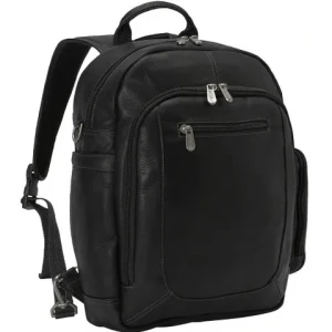 high quality custom manufacturer Mens Fashionable Leather Laptop Backpack Stylish Leather Bag