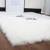 Import high quality custom polyester acrylic large carpet square faux fur shag rug white faux fur rug from China