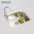 Import high quality double bowl 304 stainless steel kitchen sink from China
