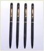 high quality gift slim metal twist action stylus ballpoint pen for advertising