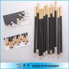 High quality gold hot-stamp standard HB pencil