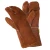 Import High Quality Mitt Gloves Cow Split Leather 3 Fingers Mitt Gloves Heat Resistant Mitt Welding glove from Pakistan