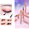 High Quality Pink diamond tube liquid eyeliner Vegan makeup private label Black Waterproof Liquid Eyeliner Pencil For ladies