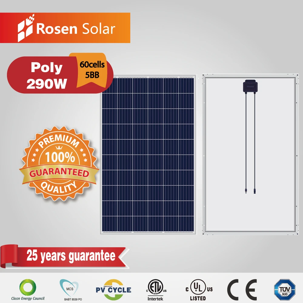 High Quality Poly Solar Panel Cell 290W
