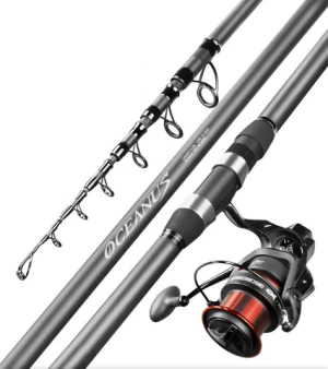 High quality professional carbon fishing rod ultra light long-range reel telescopic carbon fiber fishing rod