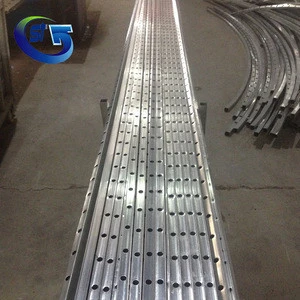 High Quality Steel Weight Of Ms Square Tubes Punched For Fence Rails