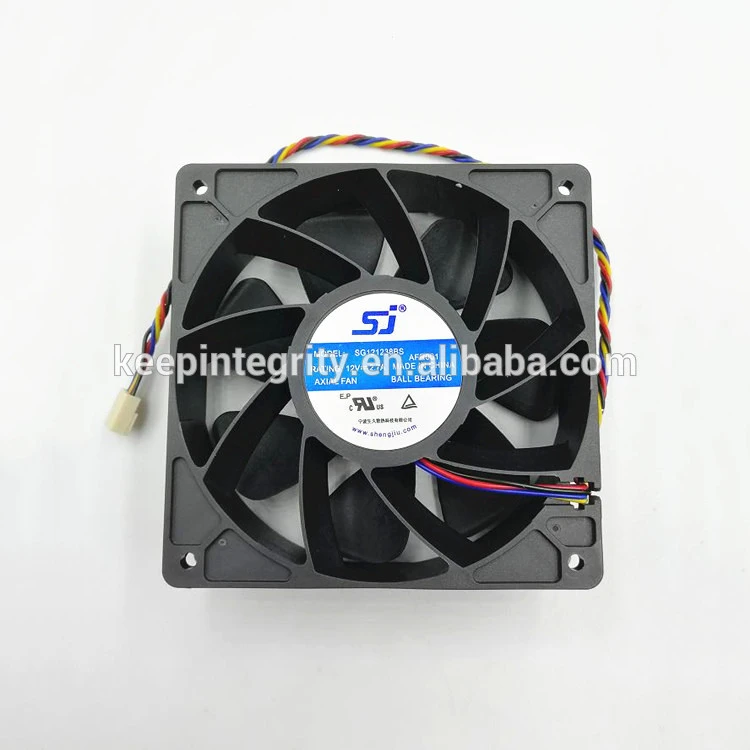 High Speed 6000RPM 12038 120x120x38mm 12V 2.7A Cooling Fan for A3 S11 S7 S9 T9 L3+ J i D3 SG121238BS
