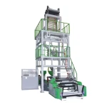 High Speed Biodegradable PE Blown Film Machine ABC Three Layer Multi Layer Plastic HDPE LDPE Film Extruder Blown Extruder Film Blowing Machine Price